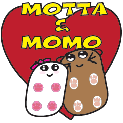 [LINEスタンプ] Motta and Momo