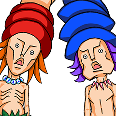 [LINEスタンプ] てて族。ときどき、あし族。