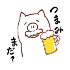 [LINEスタンプ] ぶたさんのゆるい生活