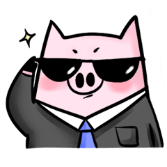 [LINEスタンプ] The wild boar