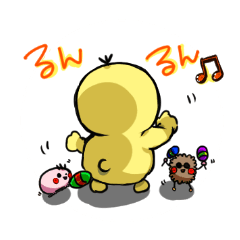 [LINEスタンプ] けつあごひよこ