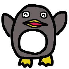 [LINEスタンプ] 一応、ペンギン