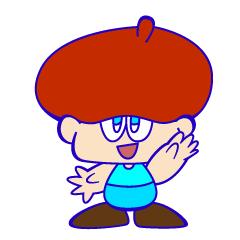 [LINEスタンプ] 画伯くん