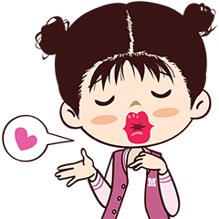 [LINEスタンプ] Give Me a Kiss