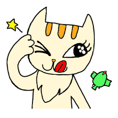 [LINEスタンプ] あちゃねこさんと鳥さん