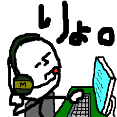 [LINEスタンプ] モアイ兄さん1