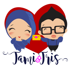 [LINEスタンプ] STORY TAMI ＆ TRIS (MARRIED COUPLE)