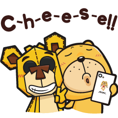 [LINEスタンプ] Office life of Contact Bear ＆ Munai Kuma