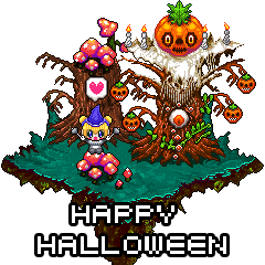 [LINEスタンプ] pixel animated stickers (Halloween Day1)