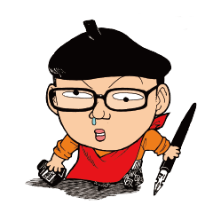 [LINEスタンプ] cartoonist