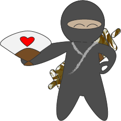 [LINEスタンプ] The ninja bros