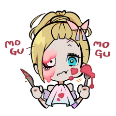 [LINEスタンプ] スカーレットちゃん・オブ・ザ・デッド