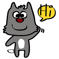 [LINEスタンプ] 私はクロ