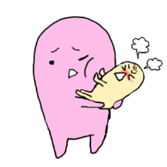 [LINEスタンプ] ママとべびちゃん