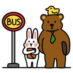 [LINEスタンプ] Lovely Rabbit Tomy's Daily Life