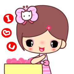 [LINEスタンプ] The cute beauty of flower A3