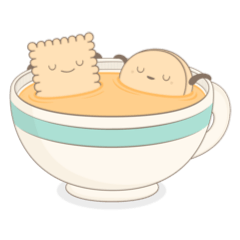 [LINEスタンプ] Cute Food