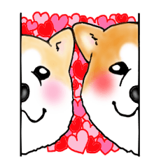 [LINEスタンプ] 秋田犬LOVEの画像（メイン）