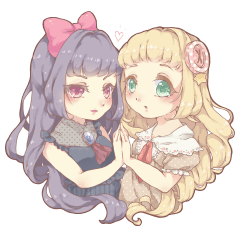 [LINEスタンプ] プティ＆カリーナ