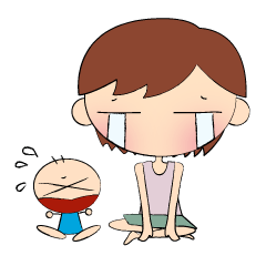 [LINEスタンプ] NEW full time Mom