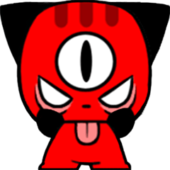 [LINEスタンプ] Three eyes of the cat Auriand