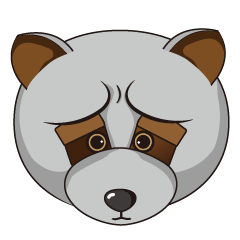 [LINEスタンプ] The raccoon bounces