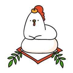 [LINEスタンプ] 新年ルースター(New Year Rooster)