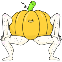 [LINEスタンプ] PUMPKIN UNCLE