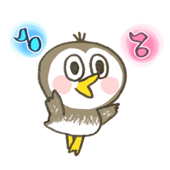 [LINEスタンプ] コキンメフクロウちゃん