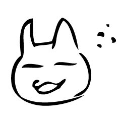 [LINEスタンプ] Simple cats Sticker type-01