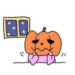[LINEスタンプ] かぼちゃさんの日常の画像（メイン）