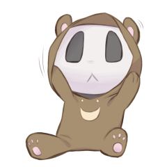 [LINEスタンプ] クマのふりするパンダちゃん