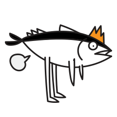 [LINEスタンプ] 魚人王！！！