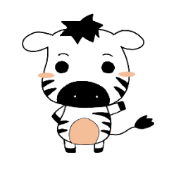 [LINEスタンプ] Zebra A-ban