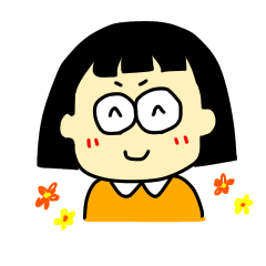 [LINEスタンプ] おかっぱ子ちゃん