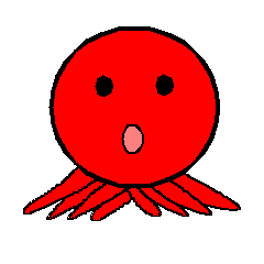 [LINEスタンプ] 不思議なたこの生き物