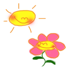 [LINEスタンプ] the little flower world