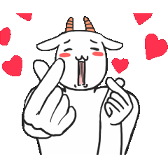[LINEスタンプ] Extremely intense sheep