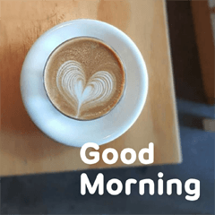 [LINEスタンプ] Good morning latteの画像（メイン）