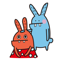 [LINEスタンプ] Mr. blue rabbit