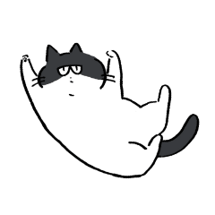 [LINEスタンプ] もげねこ