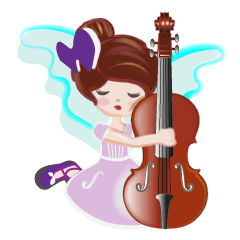 [LINEスタンプ] My Little Cello