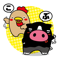 [LINEスタンプ] ポーくん＆トーリーくん