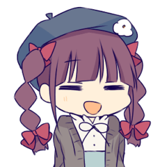 [LINEスタンプ] 三つ編み少女スタンプ