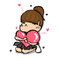 [LINEスタンプ] An Ordinary High School Girl Life