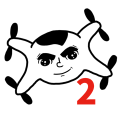 [LINEスタンプ] A white and control 2