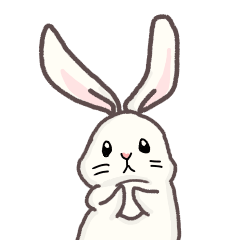 [LINEスタンプ] うさぎのうさ美