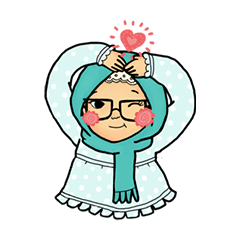 [LINEスタンプ] Hijabi Life