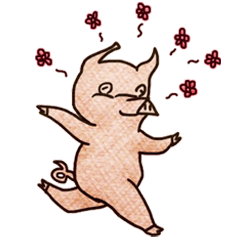 [LINEスタンプ] Mr.fat Pig