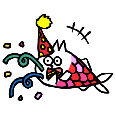 [LINEスタンプ] ネコ魚とネコ太郎2